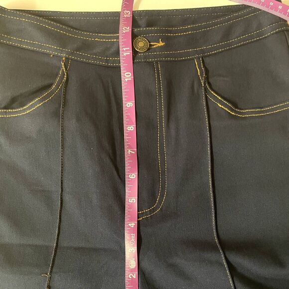 SHEIN NWOT Indigo Stretchy Denim Pants Size 4 - Picture 6 of 9
